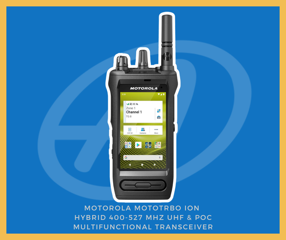 Motorola MOTOTRBO Ion hybrid 400-527 MHz UHF & POC multifunctional transceiver