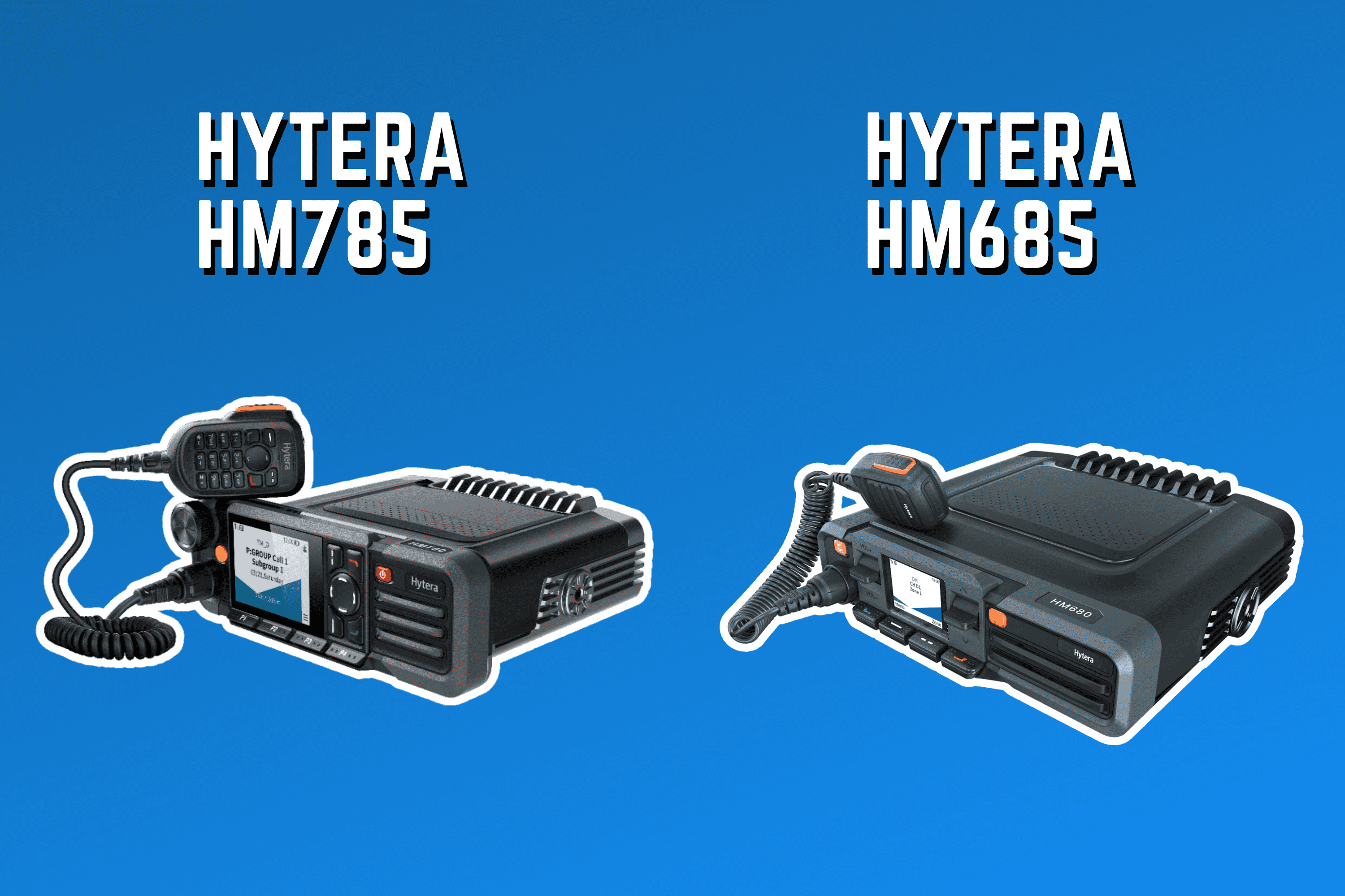 Hytera ipari mobil URH adóvevők