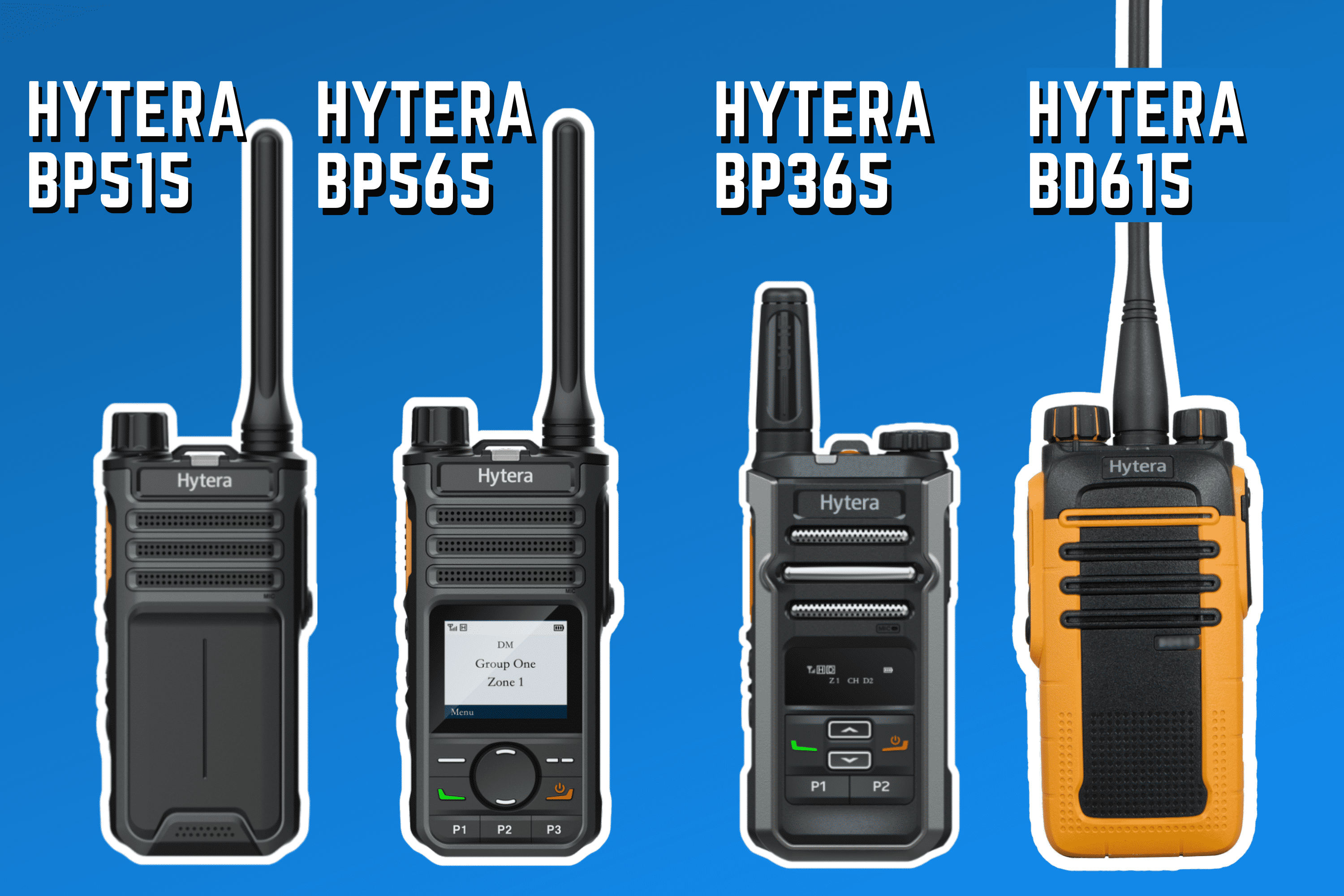 Hytera BP és BD szériás DMR adóvevők