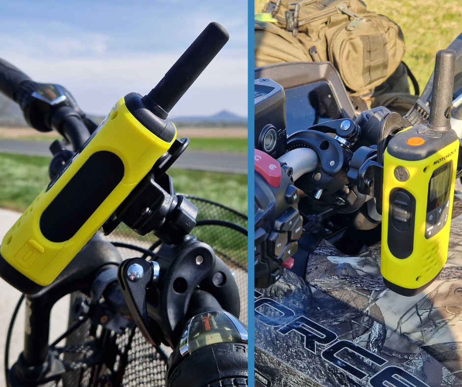 Anico JM-002 motoros/biciklis csiptetős tartó kézi adóvevőhöz