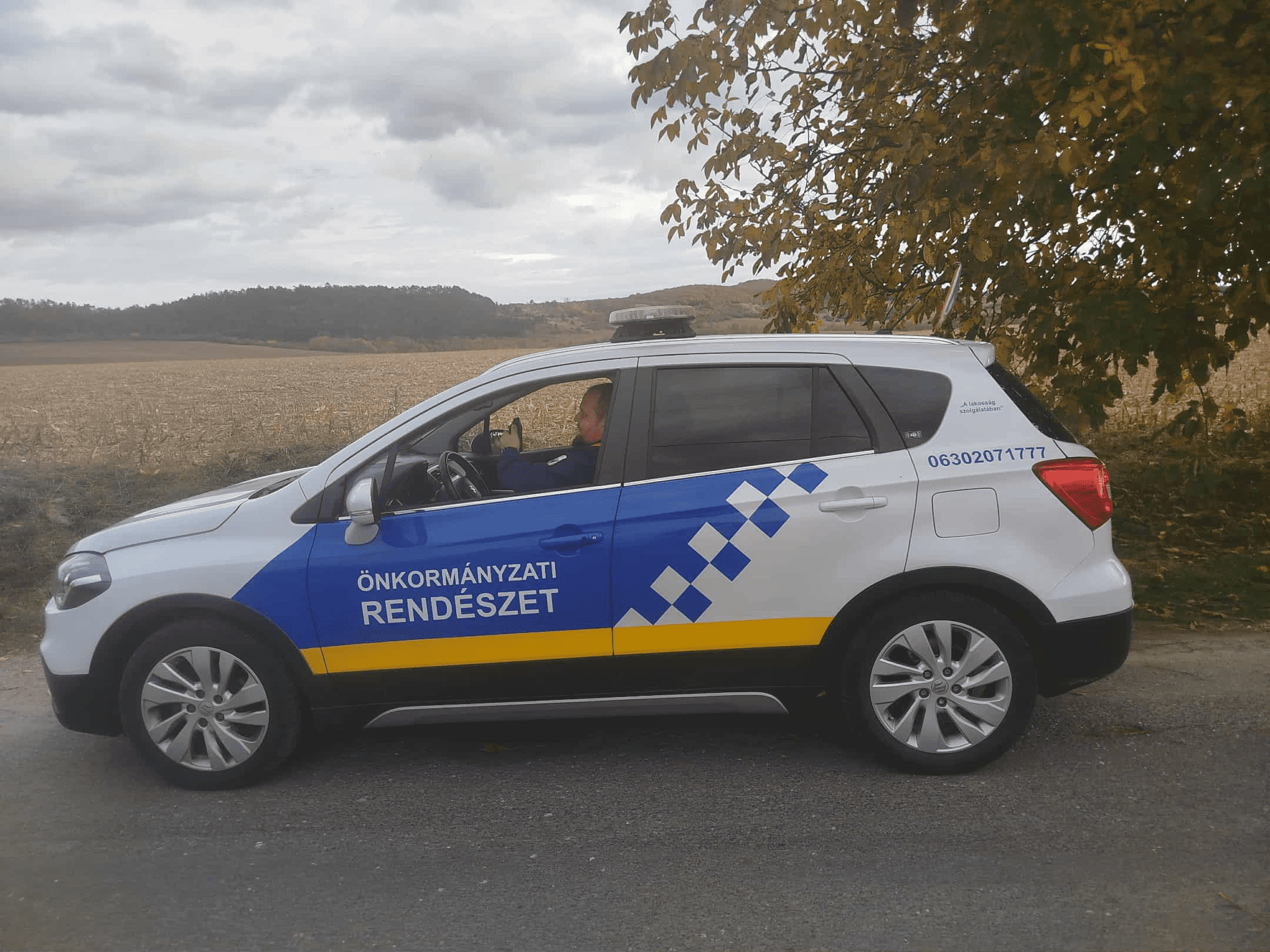 A Pátyi rendészet járőr autója