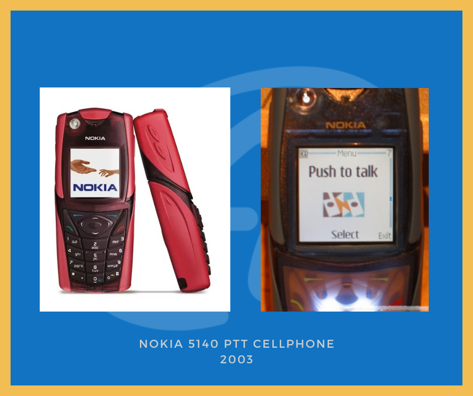 Nokia's first PTT mobile device from 2003
