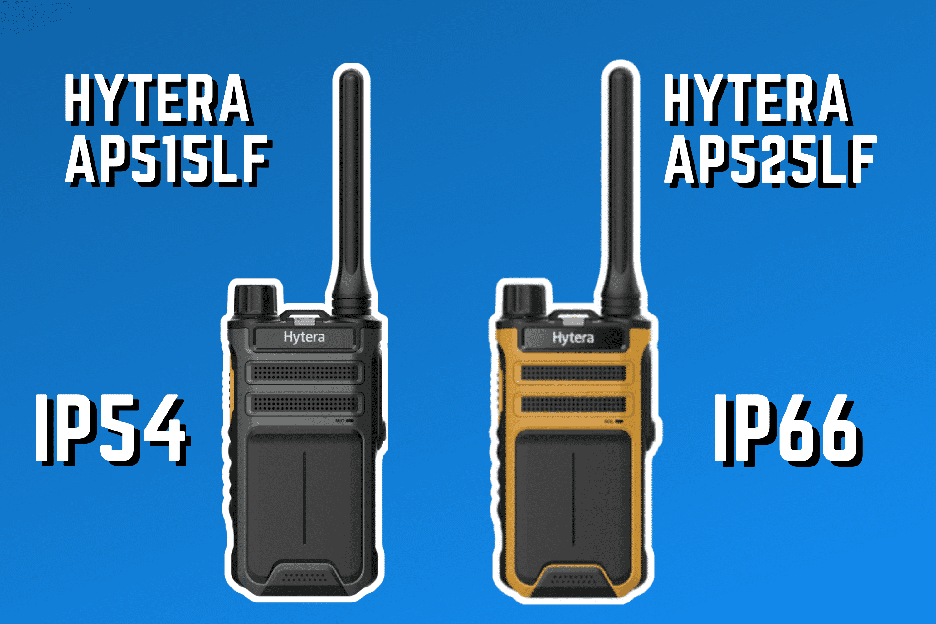 Receptoare industriale Hytera care nu necesită autorizație – Hytera AP515LF, Hytera AP525LF