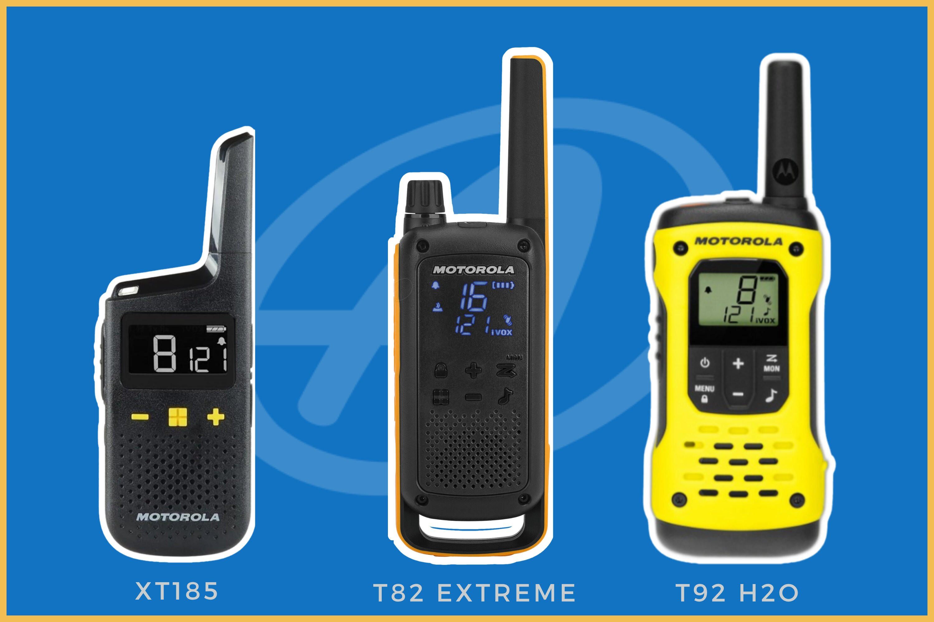Stații radio Motorola XT185, T82 Extreme și T92 H2O