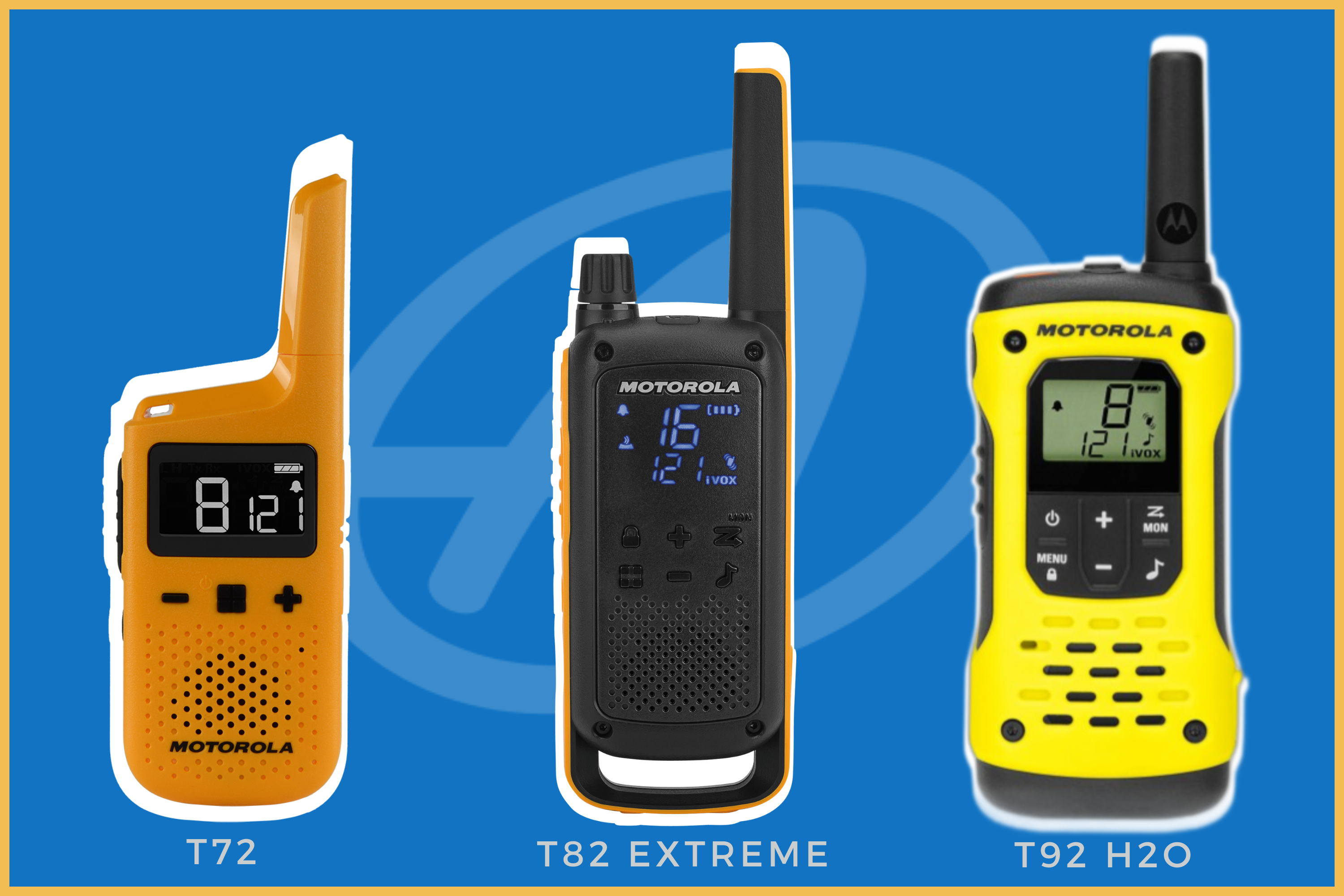 Motorola walkie talkies