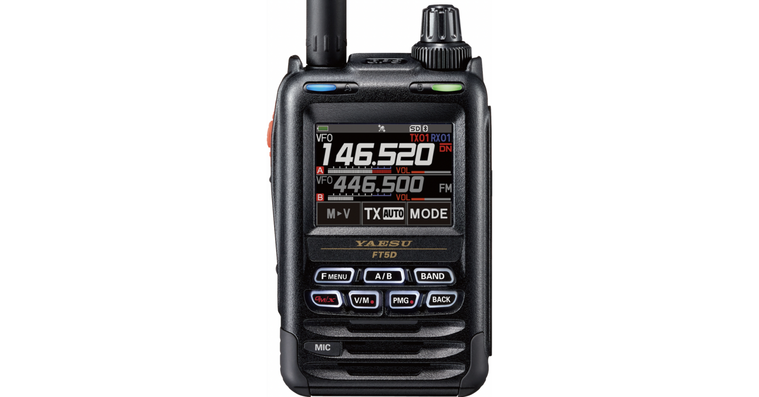Yaesu FT5DE digital C4FM dual band HAM handheld transceiver