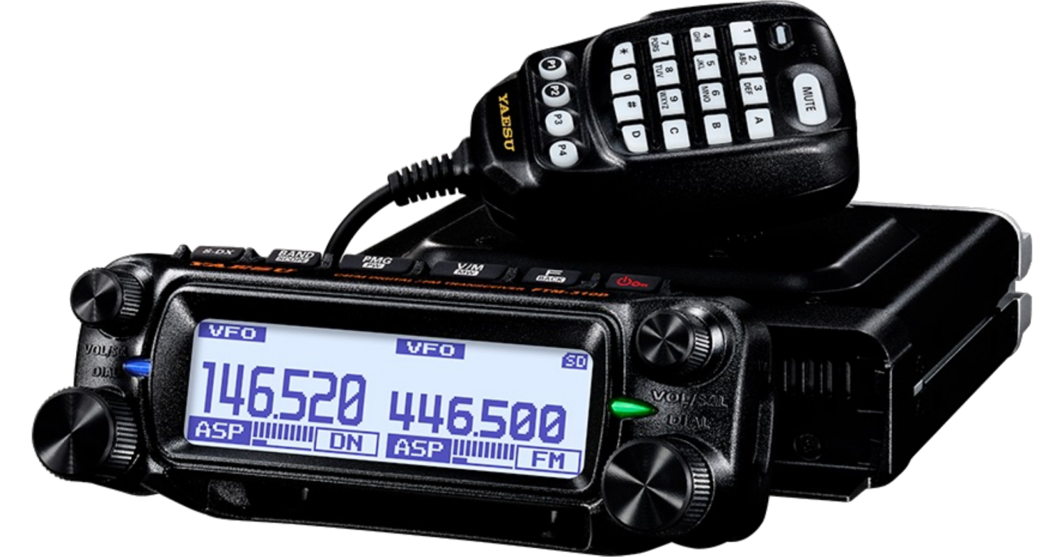 Yaesu FTM-310DE VHF/UHF dual band mobile transceiver 55W