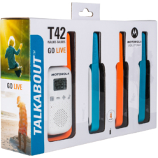 Imagine 3/4 - Motorola Talkabout T42 quad pack walkie talkie