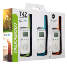 Imagine 3/3 - Motorola TALKABOUT T42 TRIPLE PACK WALKIE TALKIE