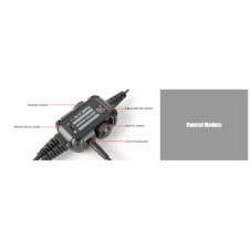 Imagine 7/7 - Anico ANCH8200AV căști aviație cu mufă dublă dual și atenuare zgomot