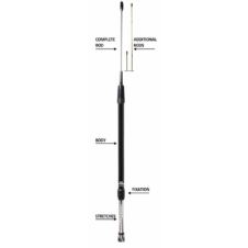 Imagine 3/4 - D-Original DX-HF-PRO-1 Antenă multibandă portabilă 7-30/50/144/430 MHz 