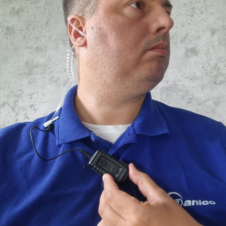 Imagine 5/6 - Dellking H1 Bluetooth PTT mikrofon cserélhető fülhallgatóval