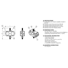 Kép 2/2 - FIMO UCO 2*1/2&quot; kábelbilincs