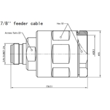 Kép 2/2 - N ALJ 78 feeder kábelhez