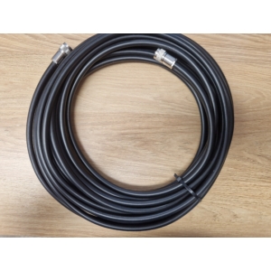 15 meter H1000 cable with UHF-SM400 and N-SM400 connectors