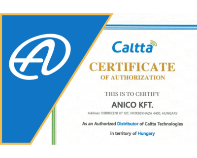 Az Anico Kft. hivatalosan is a Caltta Technologies exkluzív kizárólagos magyarországi disztribútora lett!