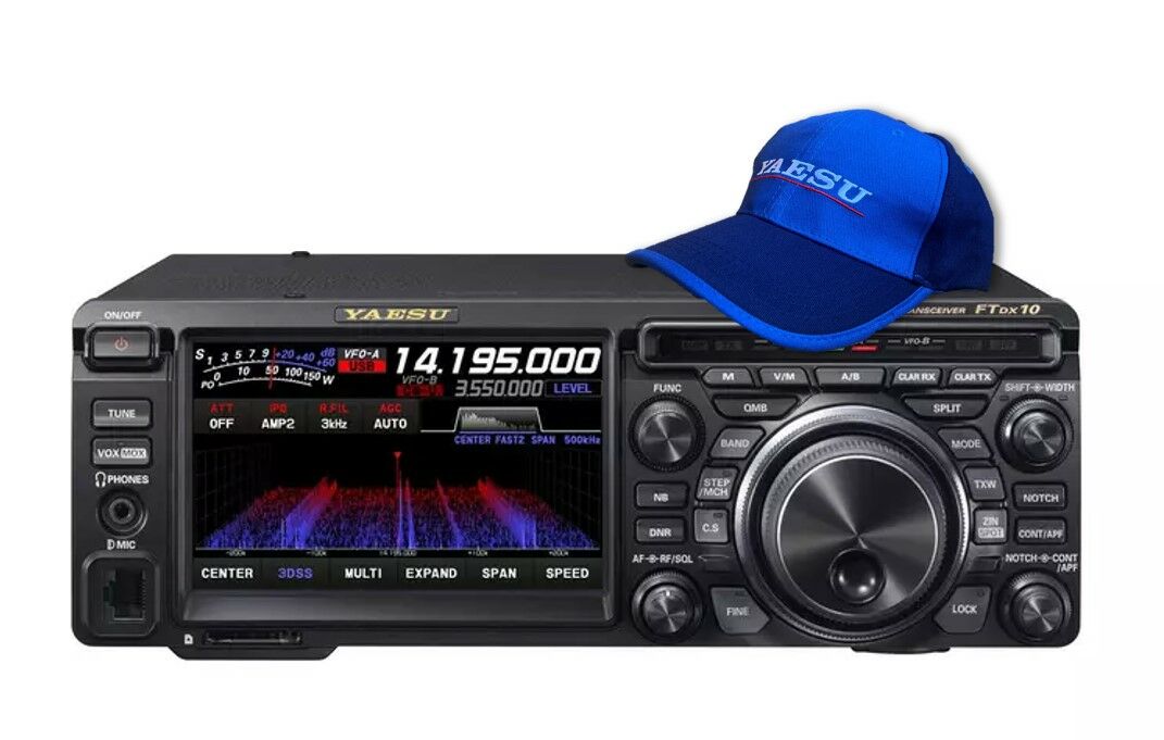 YAESU FTDX10(100W) か黒 2023年6月購入 保証書あり