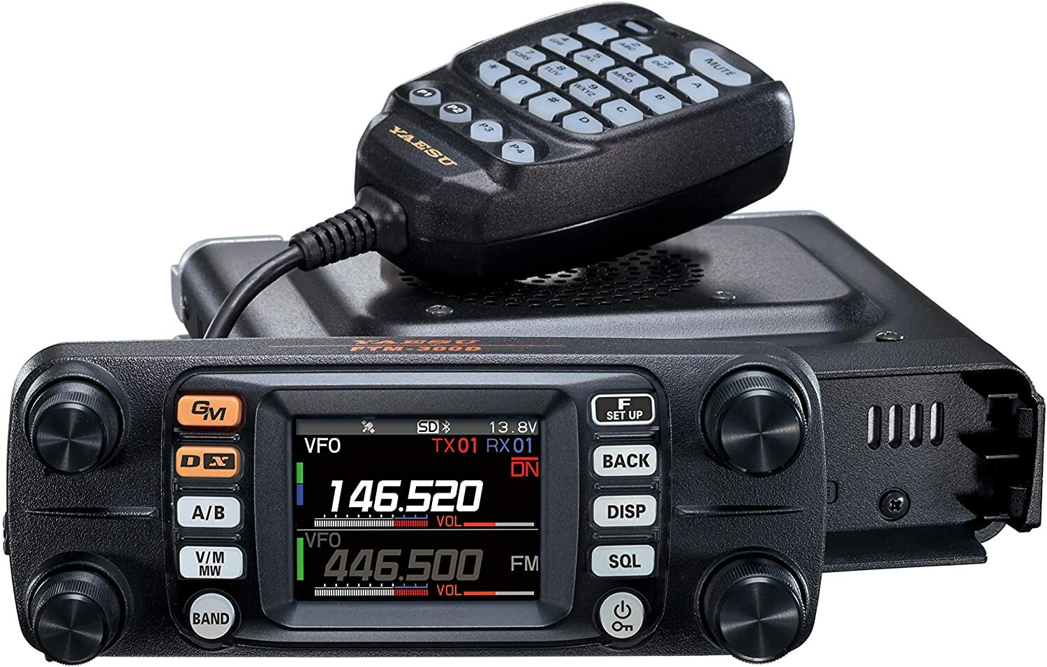 wirse-xセット　YAESU FTM-100DH 50W 冷却装置 Transceiver mobil Yaesu FTM-300DE VHF/UHF